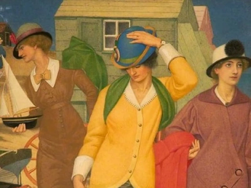 1861-Joseph Edward Southall - Lungo la riva, 1914